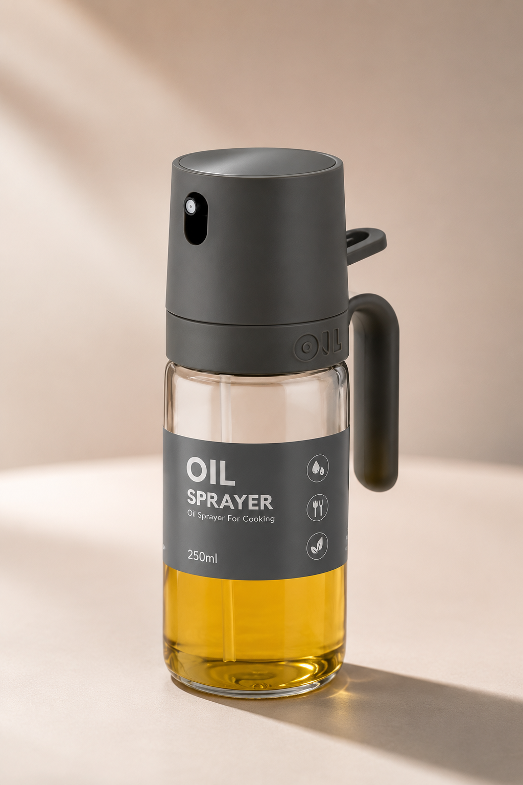 Kitchen Glass Oil Sprayer Bottle Olive Oil Sprayer Mister Spray Oil Dispenser Oil Jar Cruet BBQ Baking Picnic Kitchen Tool